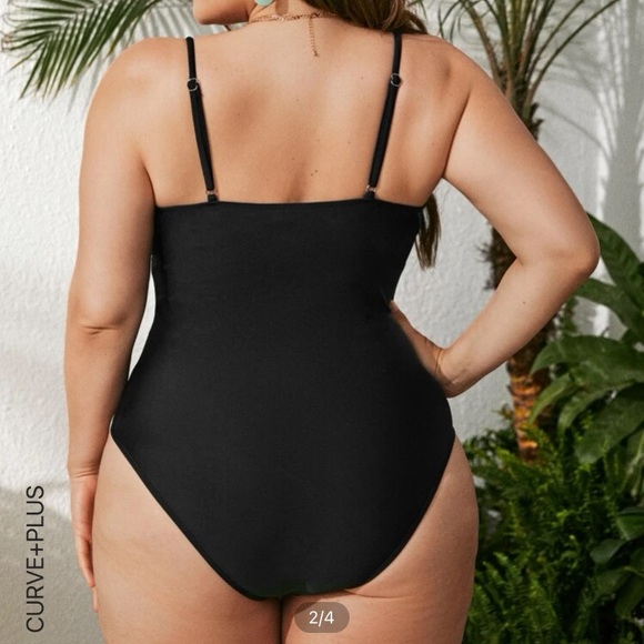 Shein Swimsuit, 4X, Black/Pink 🏊♀️ - Picture 6 of 6
